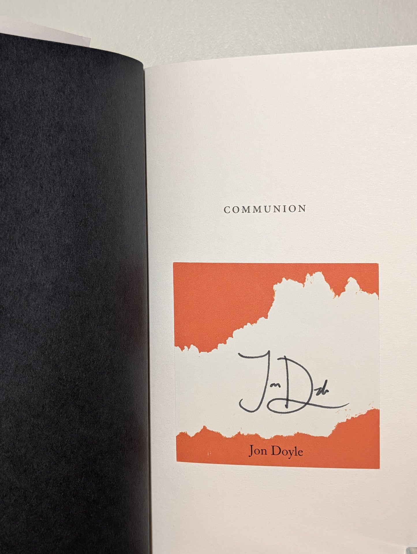Communion by Jon Doyle (Signed First Edition)