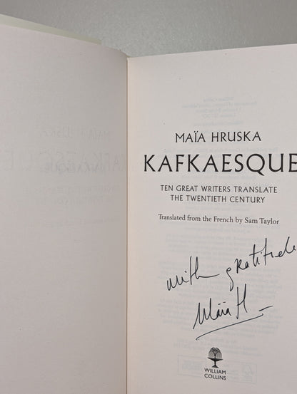 Kafkaesque by Maia Hruska (Signed First Edition)