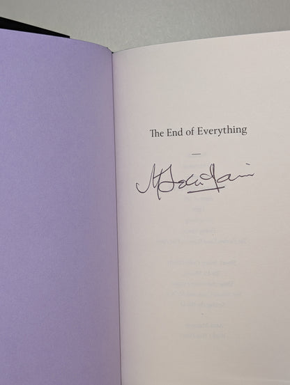 The End of Everything by M. John Harrison (Signed First Edition with sprayed edges)