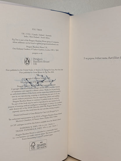 The Calamity Club by Kathryn Stockett (Signed to Title Page)