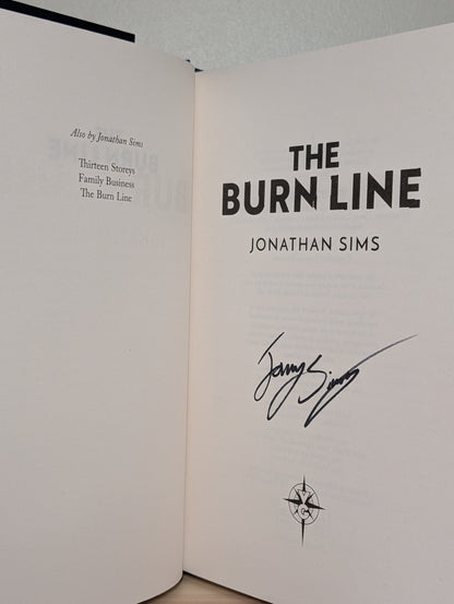 The Burn Line by Jonathan Sims (Signed First Edition)