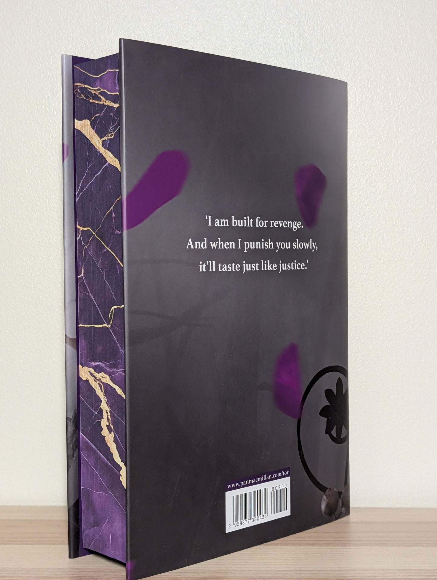 The Lion and the Deathless Dark by Carissa Broadbent (Signed First Edition with sprayed edges)