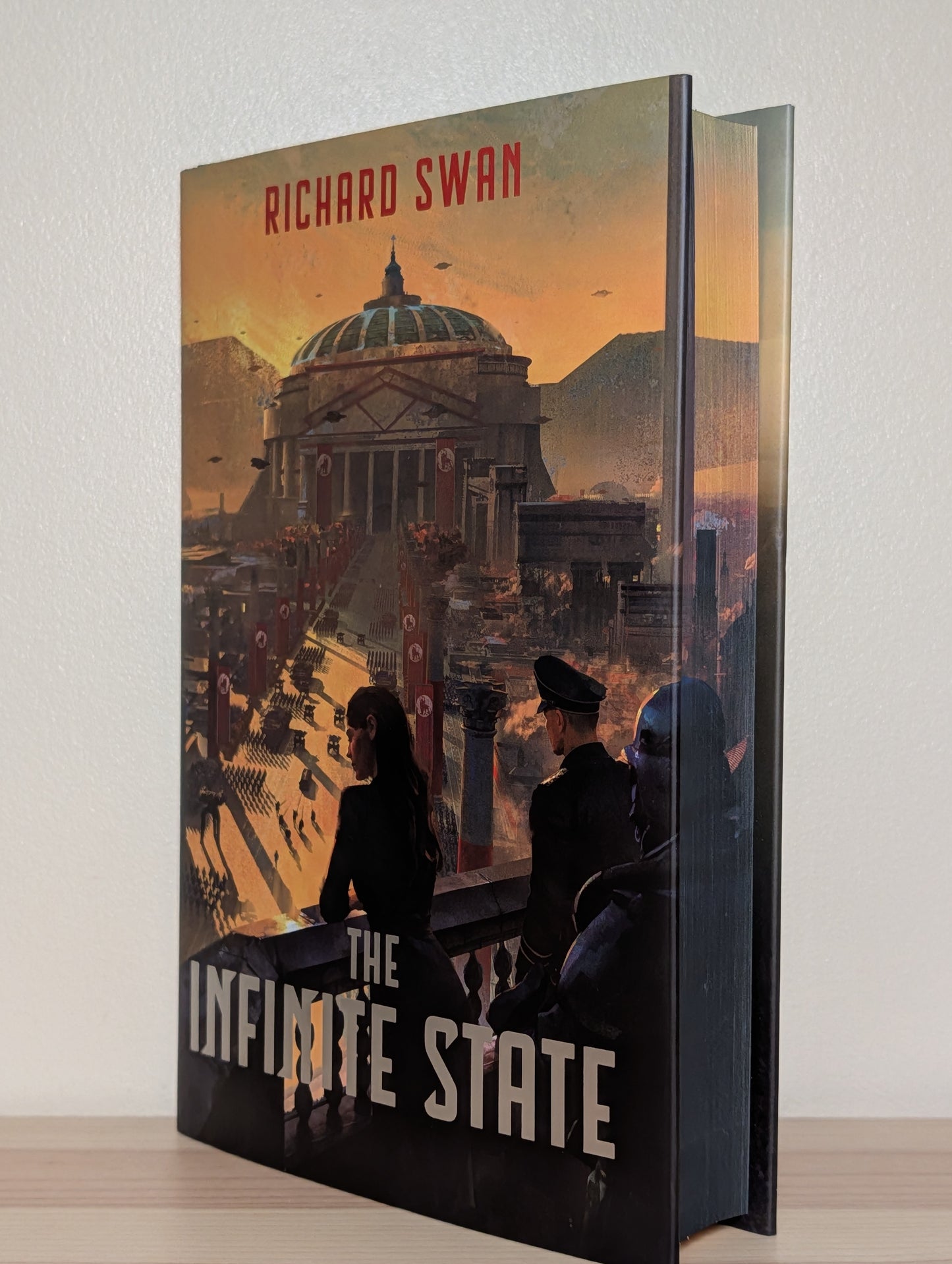 The Infinite State by Richard Swan (Signed First Edition with sprayed edges)