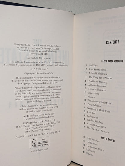 The Infinite State by Richard Swan (Signed First Edition with sprayed edges)