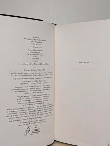 The Vivisectors by Missouri Williams (Signed First Edition)