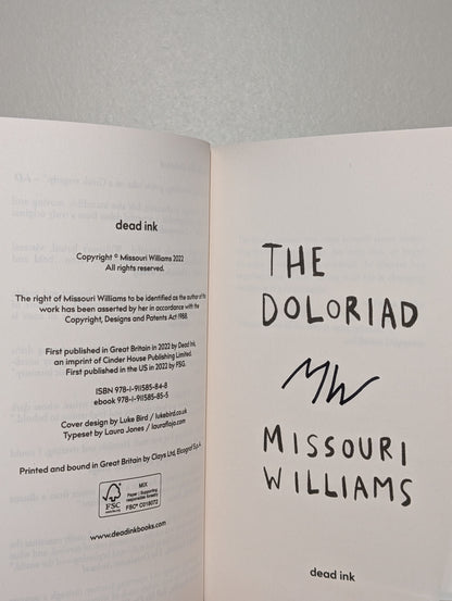 The Doloriad by Missouri Williams (Signed)