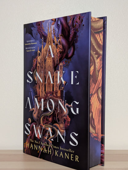 A Snake Among Swans by Hannah Kaner (Signed Numbered with sprayed edges)