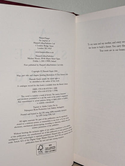 A Snake Among Swans by Hannah Kaner (Signed Numbered with sprayed edges)