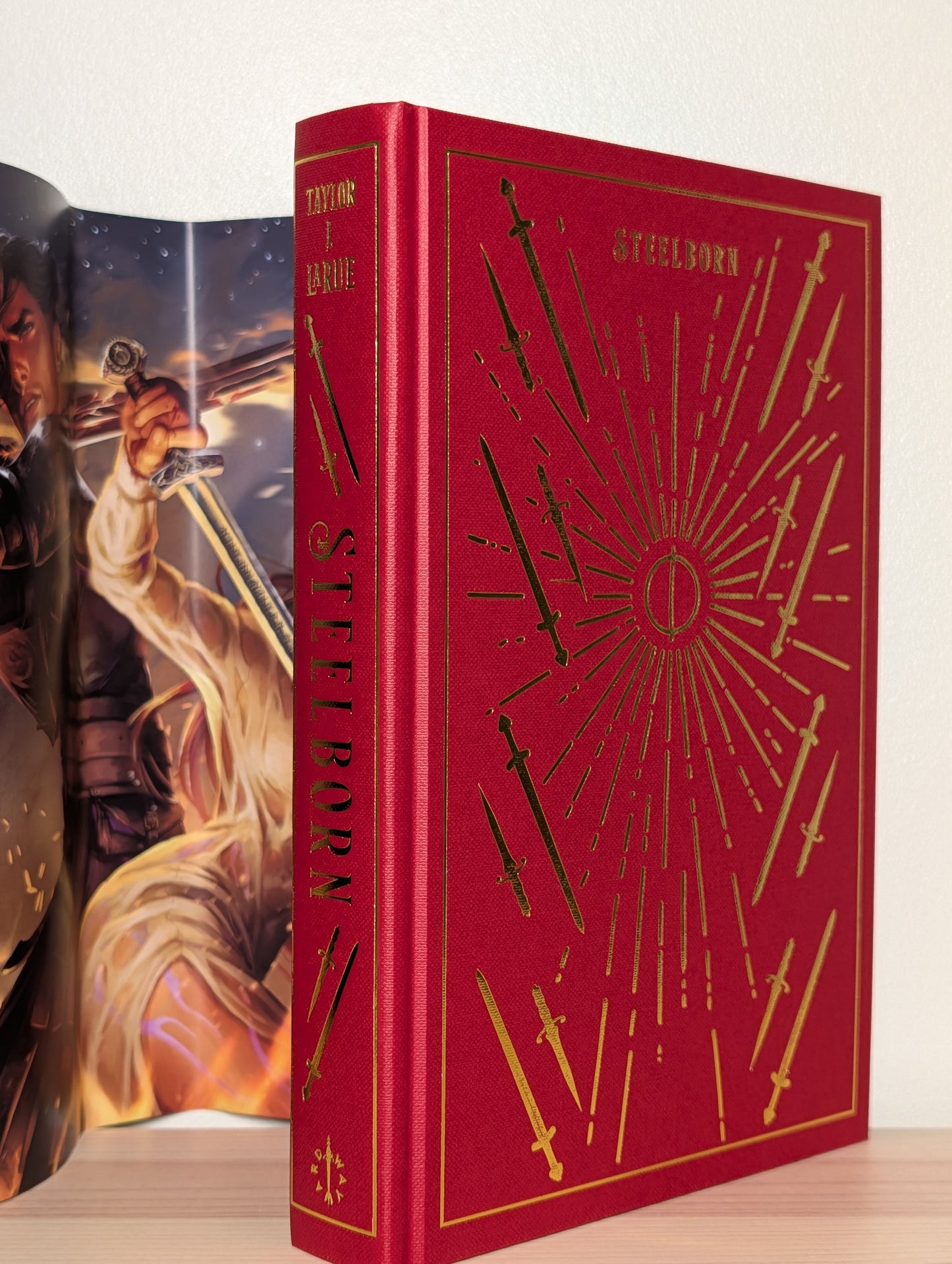 Steelborn by Taylor J. LaRue (First Edition with sprayed edges)