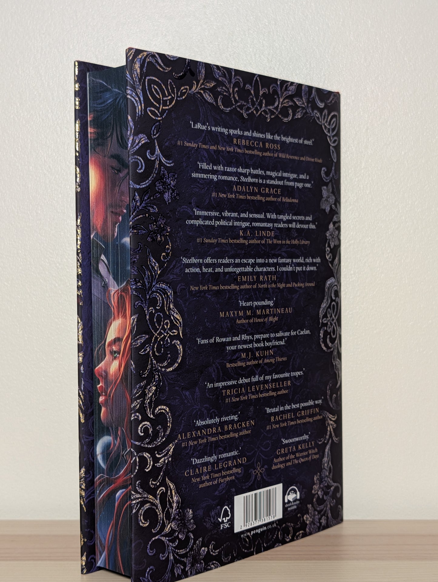 Steelborn by Taylor J. LaRue (First Edition with sprayed edges)
