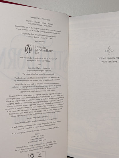 Steelborn by Taylor J. LaRue (First Edition with sprayed edges)