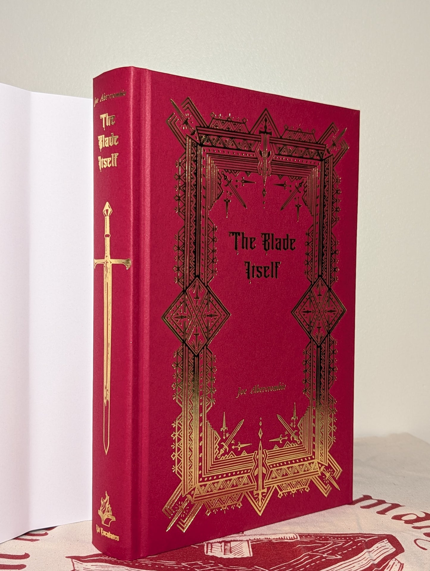 First Law: Blade Itself; Before They Are Hanged; Last Argument of Kings by Joe Abercrombie (Signed Deluxe Edition with sprayed edges)