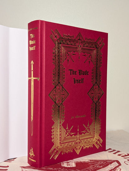 First Law: Blade Itself; Before They Are Hanged; Last Argument of Kings by Joe Abercrombie (Signed Deluxe Edition with sprayed edges)