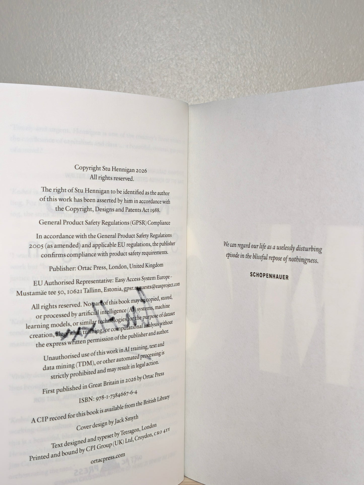Keshed by Stu Hennigan (Signed First Edition)