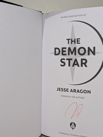 The Demon Star by Jesse Aragon (Signed Special Edition with sprayed edges)