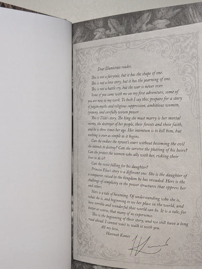 A Snake Among Swans by Hannah Kaner (Special Edition with sprayed edges)
