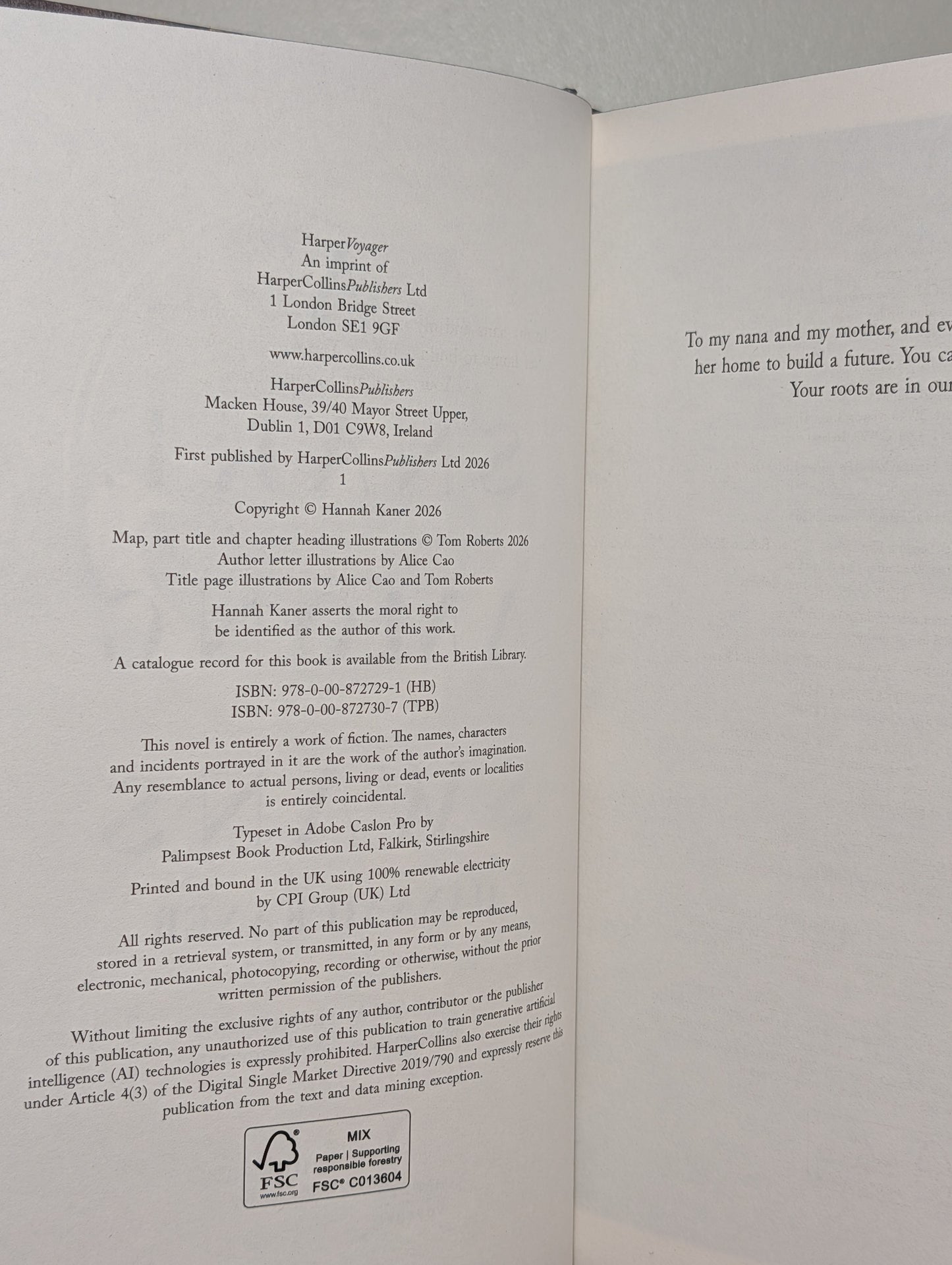 A Snake Among Swans by Hannah Kaner (Special Edition with sprayed edges)