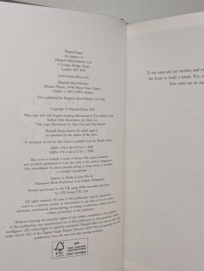 A Snake Among Swans by Hannah Kaner (Special Edition with sprayed edges)