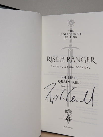 Echoes Saga 1-3: Rise of Ranger; Empire of Dirt; Relic of Gods by Philip C. Quaintrell (Signed Deluxe Edition with sprayed edges)