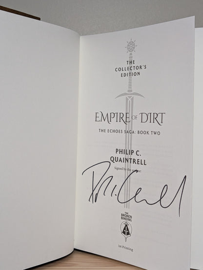 Echoes Saga 1-3: Rise of Ranger; Empire of Dirt; Relic of Gods by Philip C. Quaintrell (Signed Deluxe Edition with sprayed edges)
