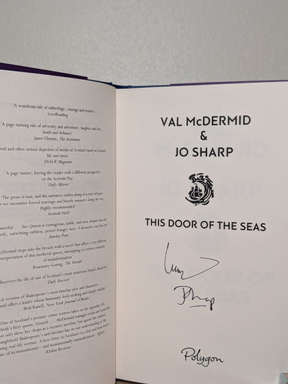This Door of the Seas by Val McDermid Jo Sharp (Double Signed First Edition)