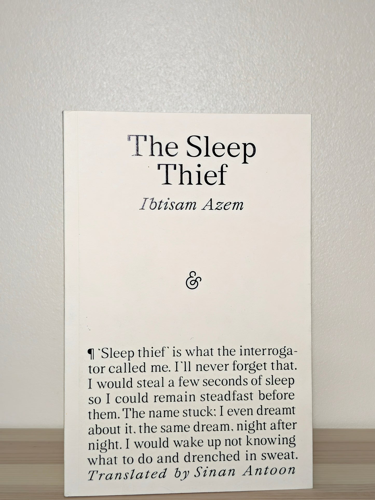 The Sleep Thief by Ibtisam Azem (First Edition)
