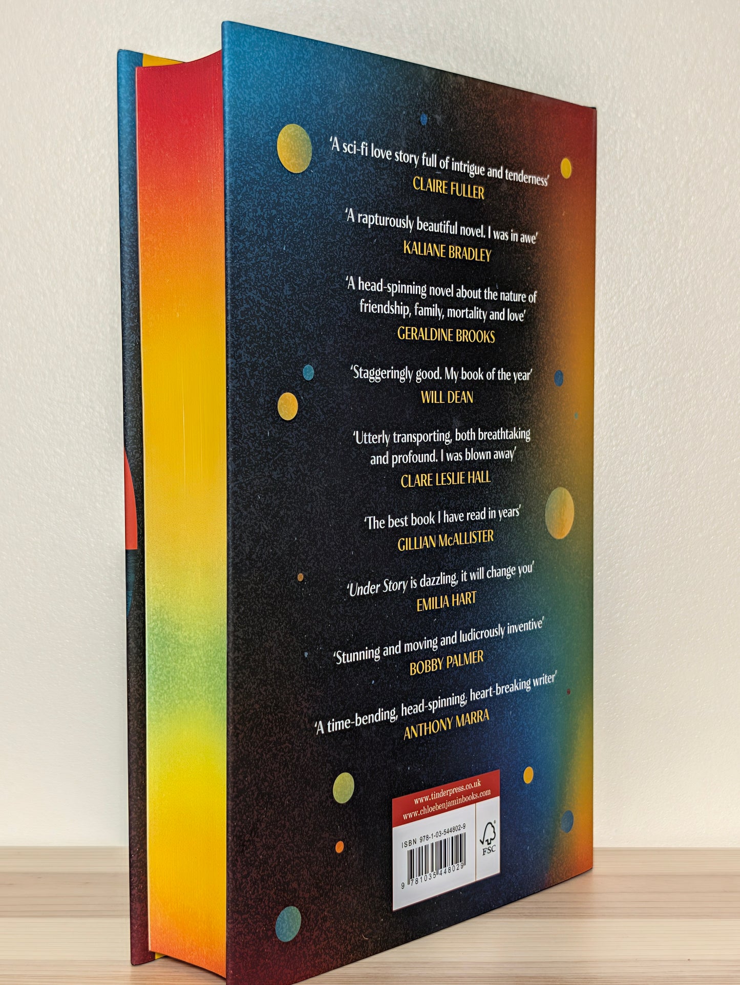 Under Story by Chloe Benjamin (Signed First Edition with sprayed edges)