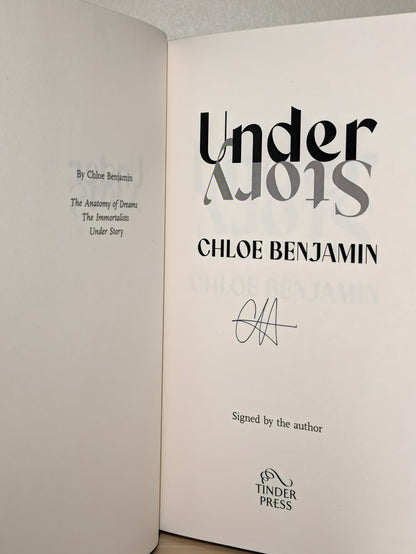 Under Story by Chloe Benjamin (Signed First Edition with sprayed edges)