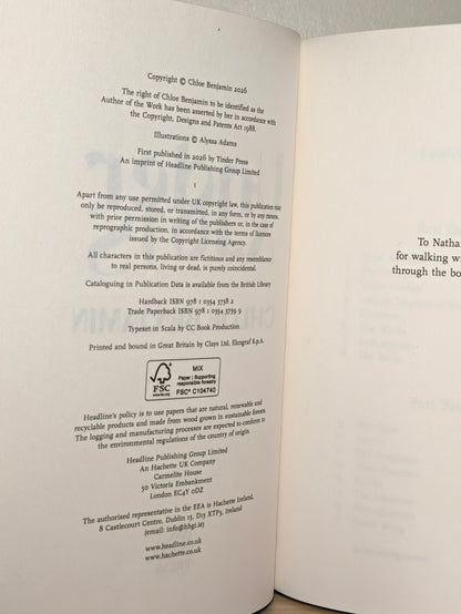 Under Story by Chloe Benjamin (Signed First Edition with sprayed edges)