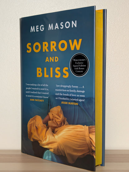 Sorrow and Bliss by Meg Mason (Signed First Edition with sprayed edges)