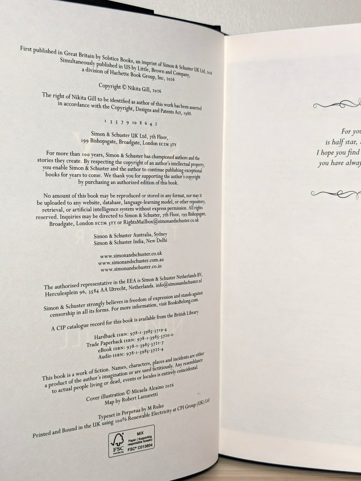 Styx by Nikita Gill (Signed First Edition with sprayed edges)
