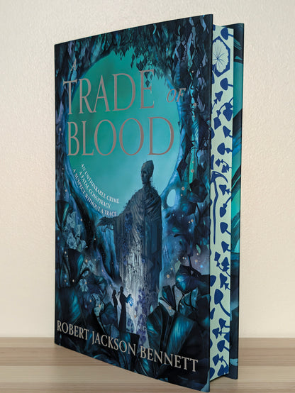 A Trade of Blood by Robert Jackson Bennett (Signed First Edition with sprayed edges)