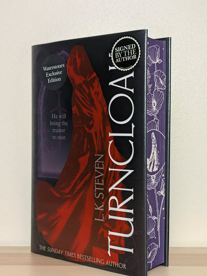 Turncloak by L. K. Steven (Signed First Edition with sprayed edges)