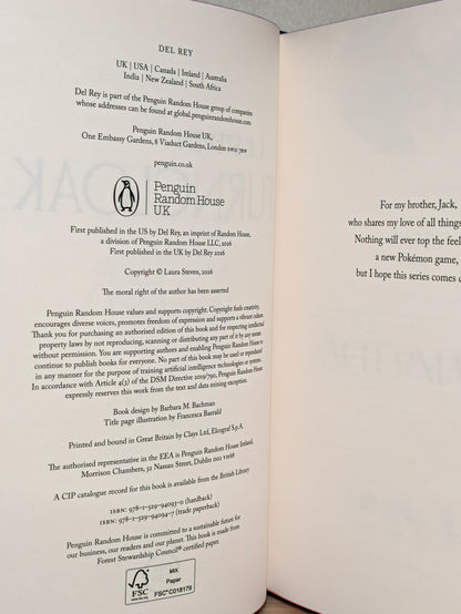 Turncloak by L. K. Steven (Signed First Indie Edition with sprayed edges)