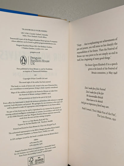 Our Noble Selves by Kate Atkinson (Signed First Edition)