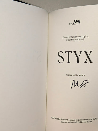 Styx by Nikita Gill (Signed Numbered First Edition with sprayed edges)