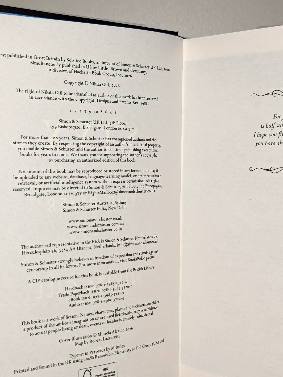 Styx by Nikita Gill (Signed Numbered First Edition with sprayed edges)