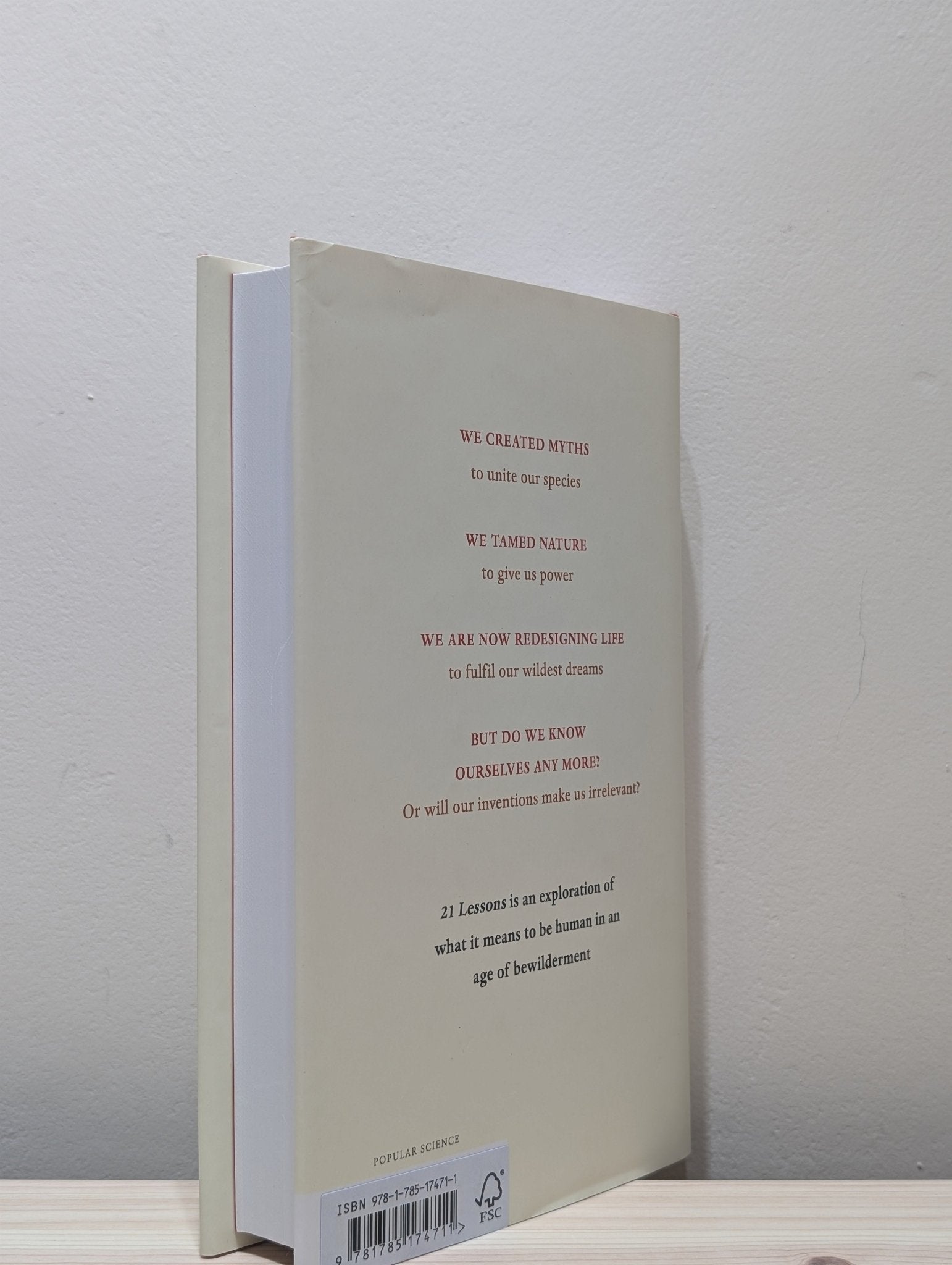 21 Lessons for the 21st Century by Yuval Noah Harari (Signed First Edition) - Fialta Books