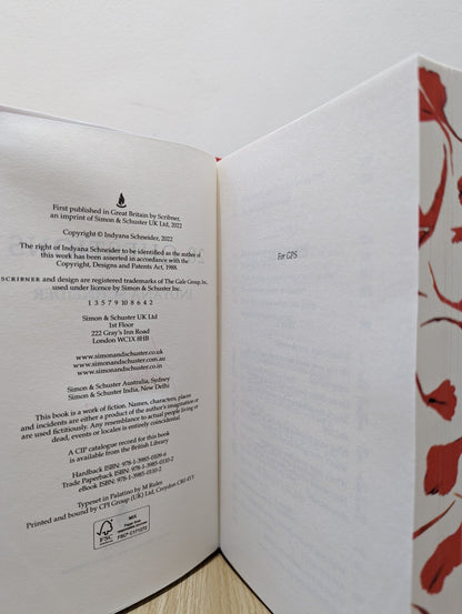 28 Questions by Indyana Schneider (Signed First Edition with sprayed edges) - Fialta Books