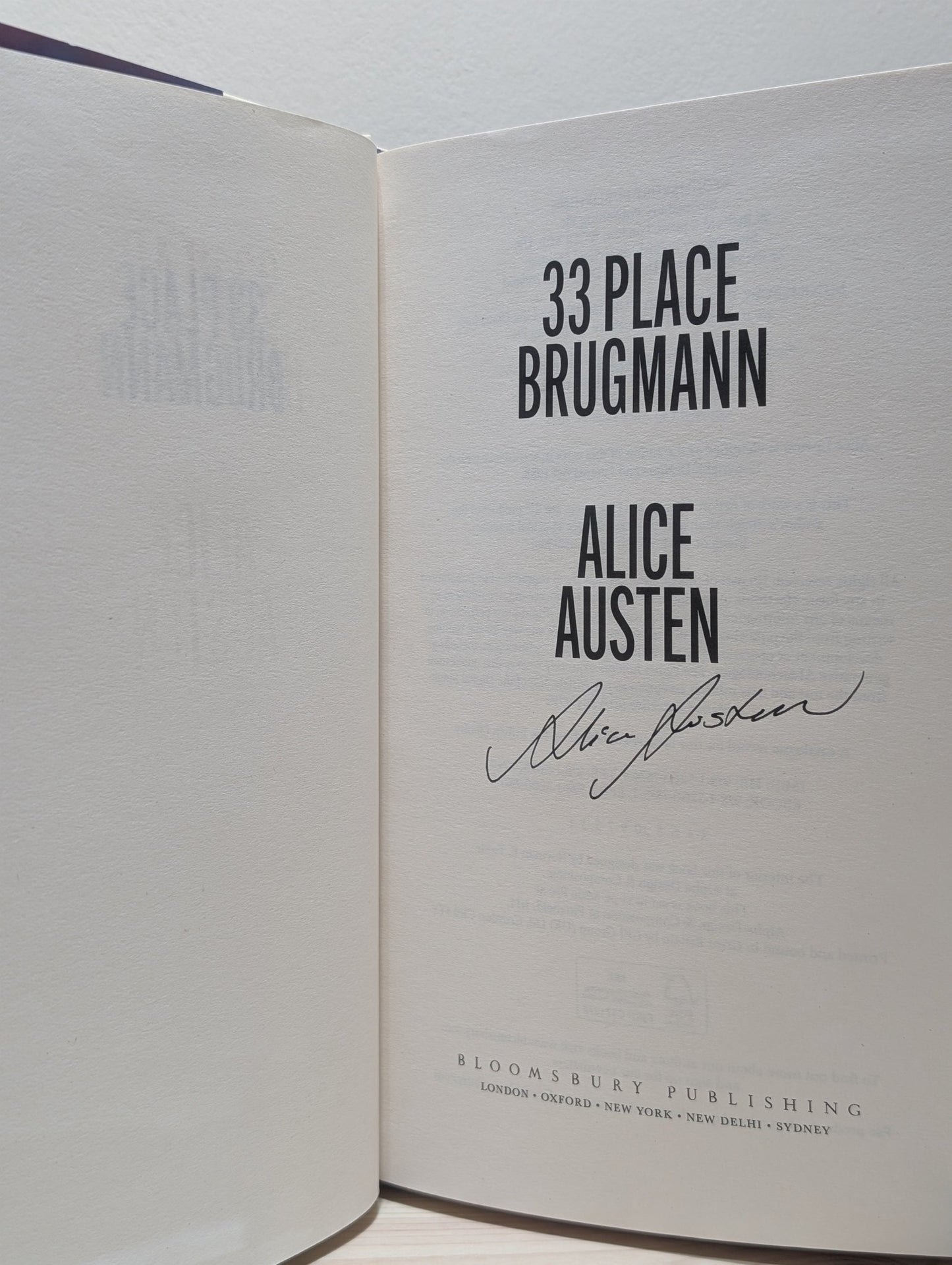 33 Place Brugmann by Alice Austen (Signed First Edition) - Fialta Books