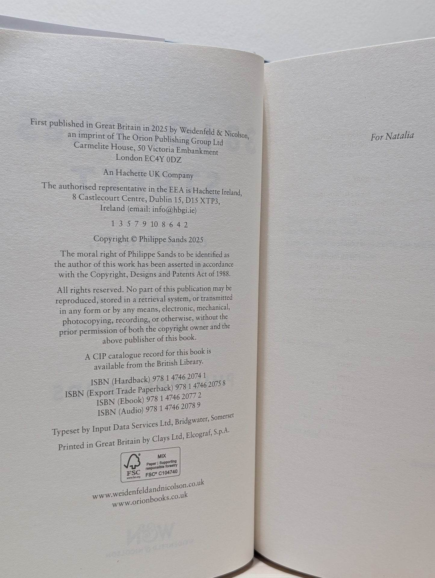 38 Londres Street: On Pinochet in London and a Nazi in Patagonia by Philippe Sands (Signed First Edition) - Fialta Books