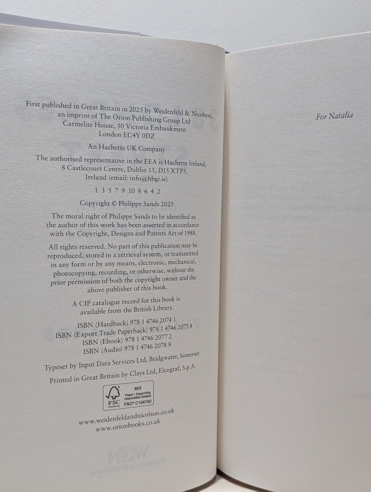 38 Londres Street: On Pinochet in London and a Nazi in Patagonia by Philippe Sands (Signed First Edition) - Fialta Books