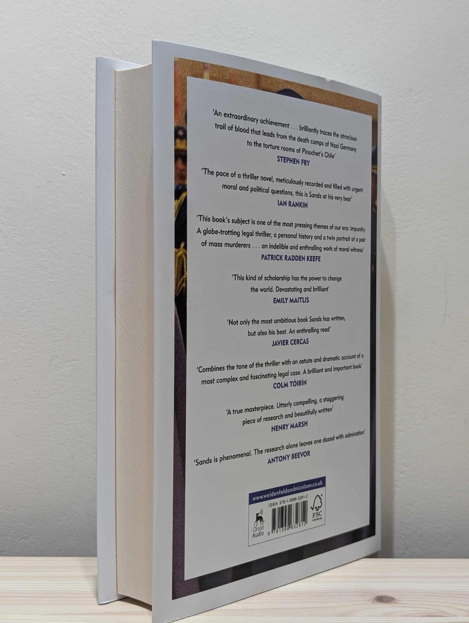 38 Londres Street: On Pinochet in London and a Nazi in Patagonia by Philippe Sands (Signed First Edition) - Fialta Books