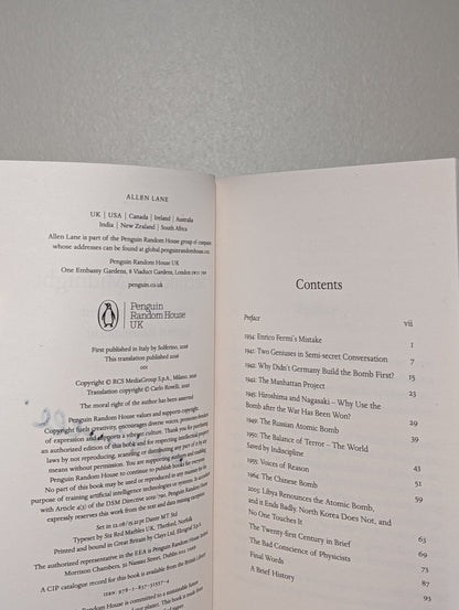 85 Seconds to Midnight by Carlo Rovelli (Signed First Edition) - Fialta Books