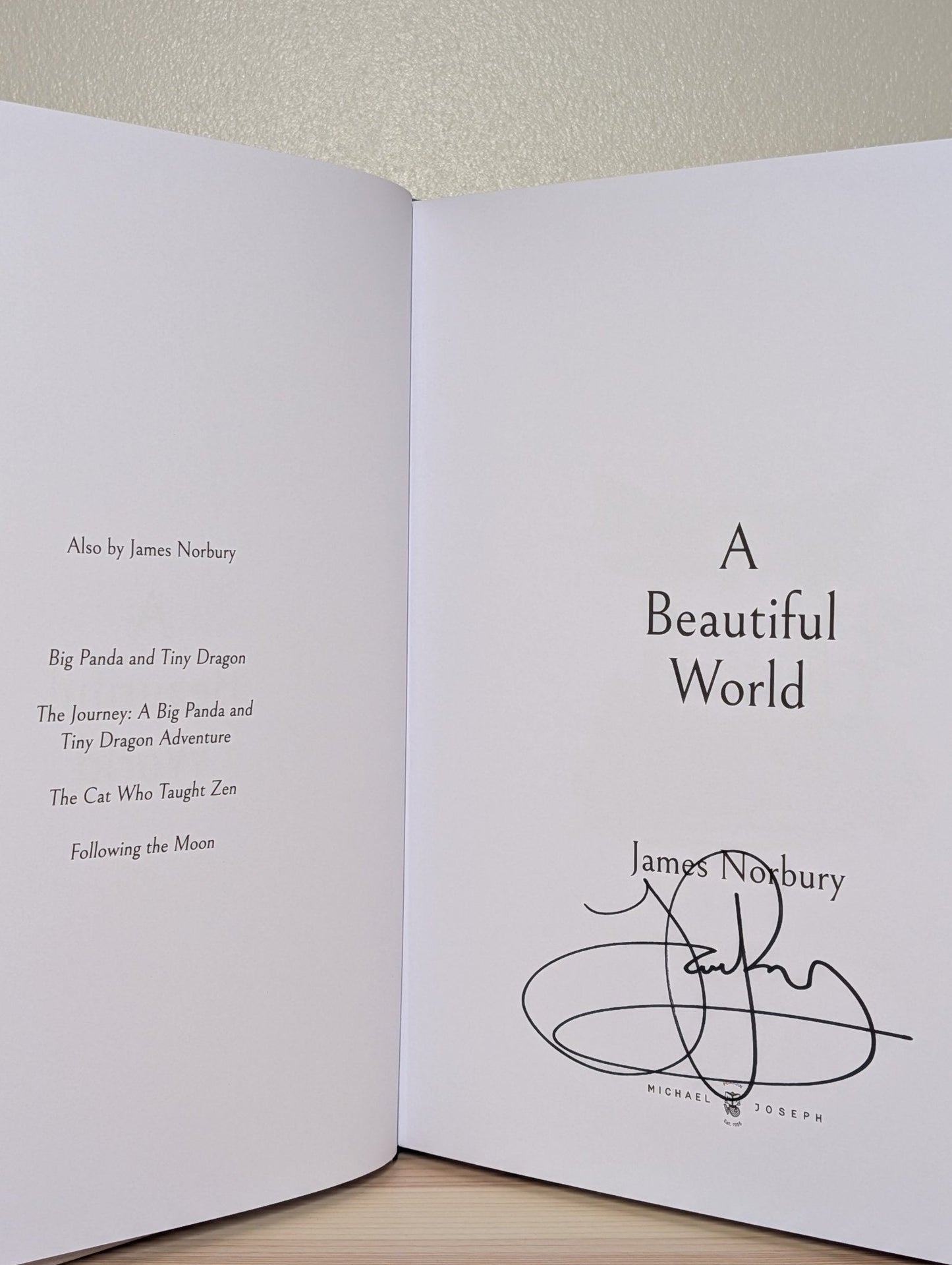 A Beautiful World by James Norbury (Signed First Edition) - Fialta Books