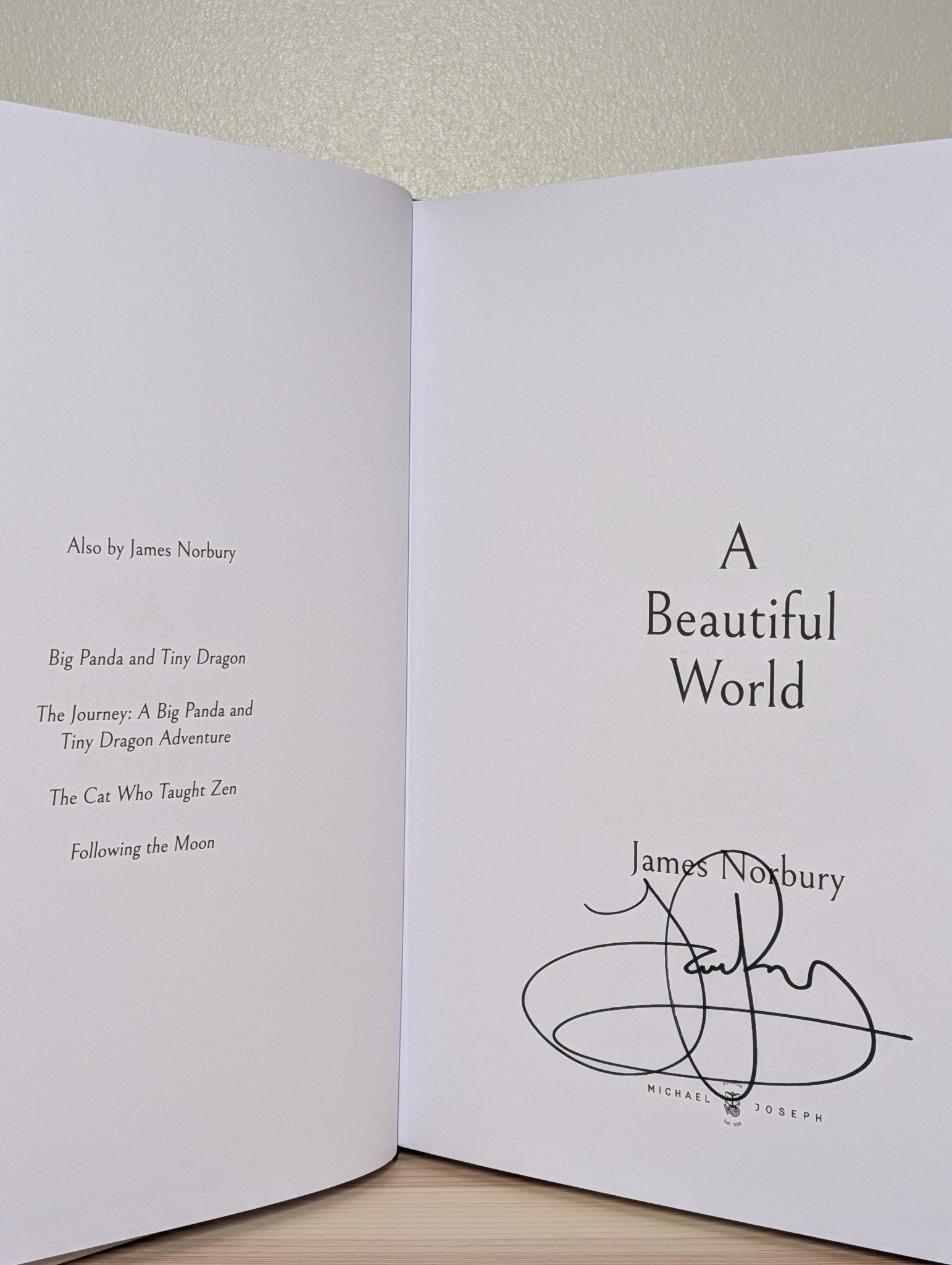 A Beautiful World by James Norbury (Signed First Edition) - Fialta Books