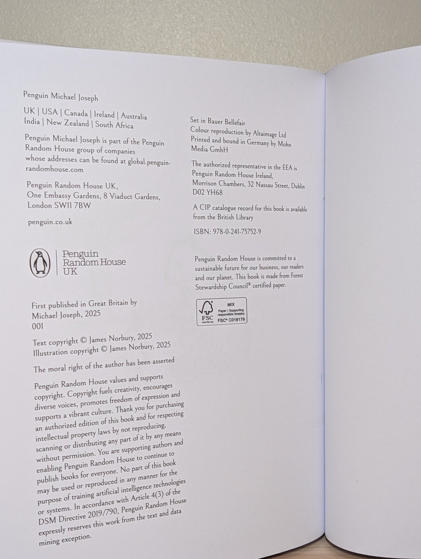 A Beautiful World by James Norbury (Signed First Edition) - Fialta Books