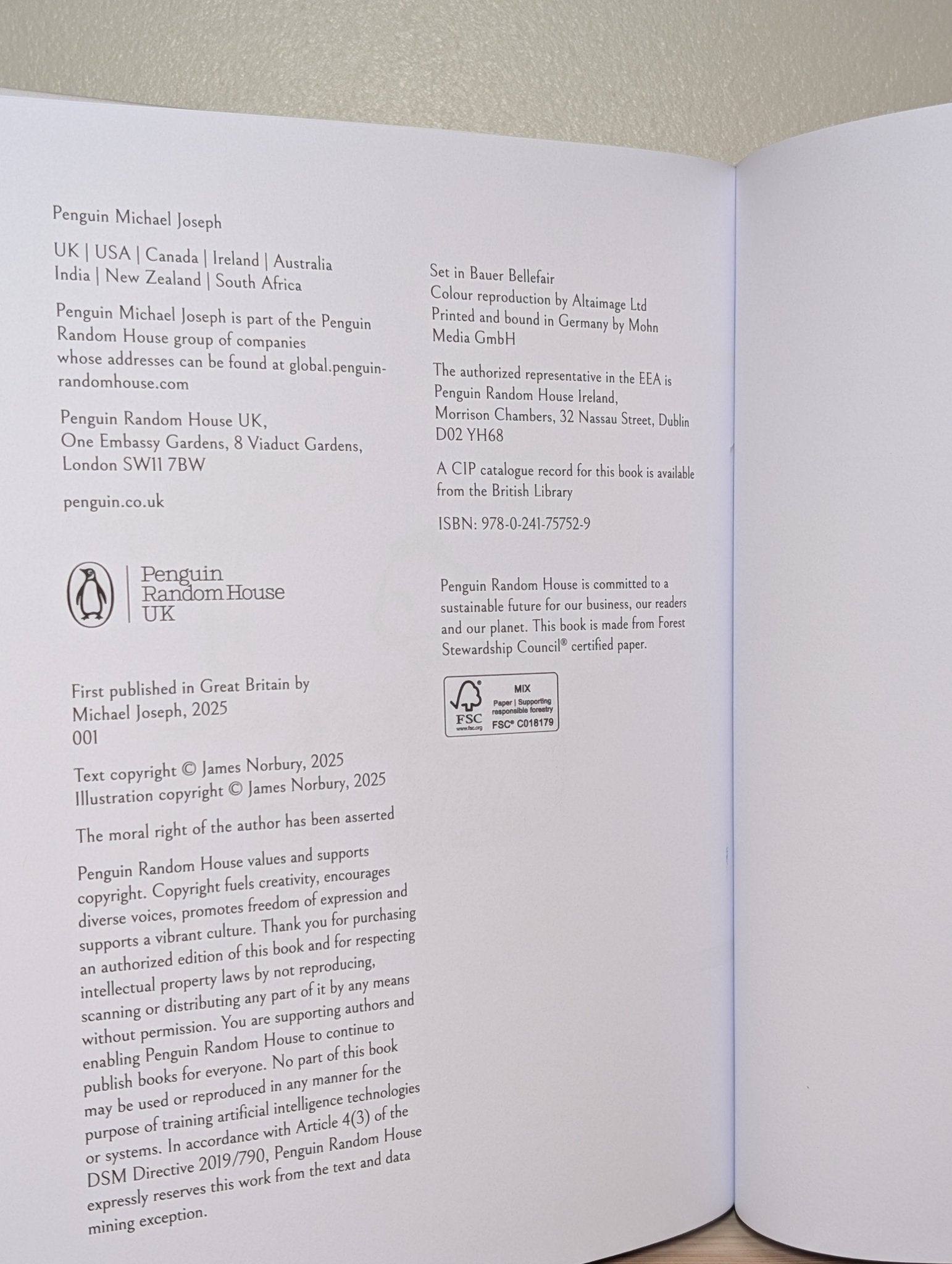 A Beautiful World by James Norbury (Signed First Edition) - Fialta Books