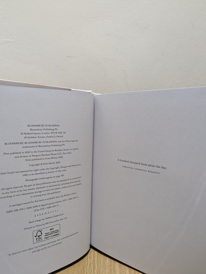 A Book of Days by Patti Smith (Signed First Edition) - Fialta Books