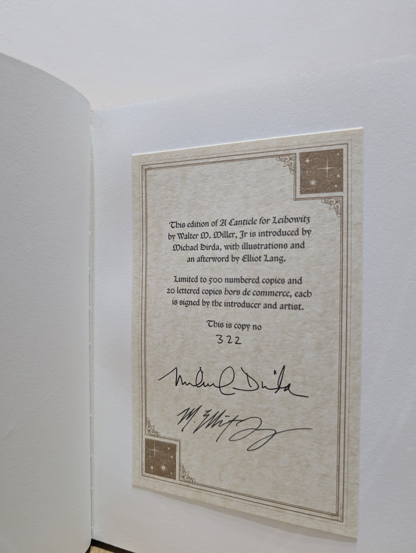 A Canticle for Leibowitz by Walter M. Miller Jr. (Folio Limited Signed Edition) - Fialta Books